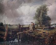 John Constable A boat passing a lock Spain oil painting artist